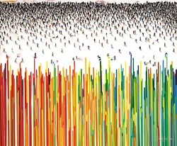 Dreaming in Colour by Craig Alan - Embellished Box Canvas sized 34x28 inches. Available from Whitewall Galleries